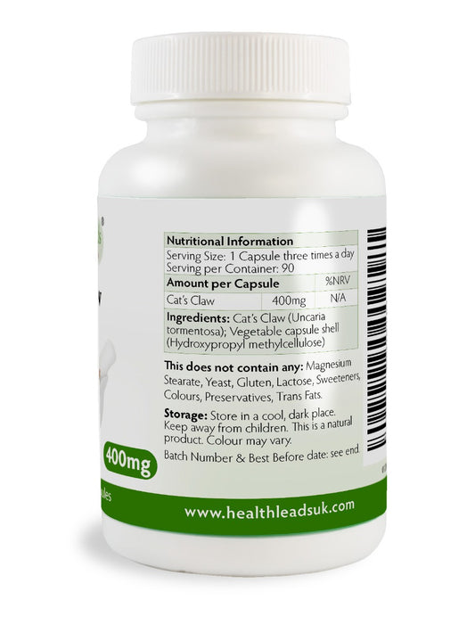 Cat's Claw 400mg x 90 capsules