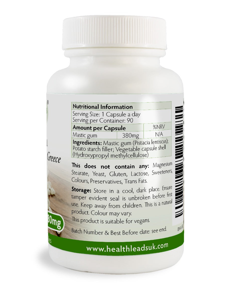 Mastic Gum 380mg Capsules