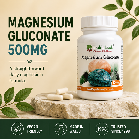 Magnesium Gluconate 500mg x 90 capsules