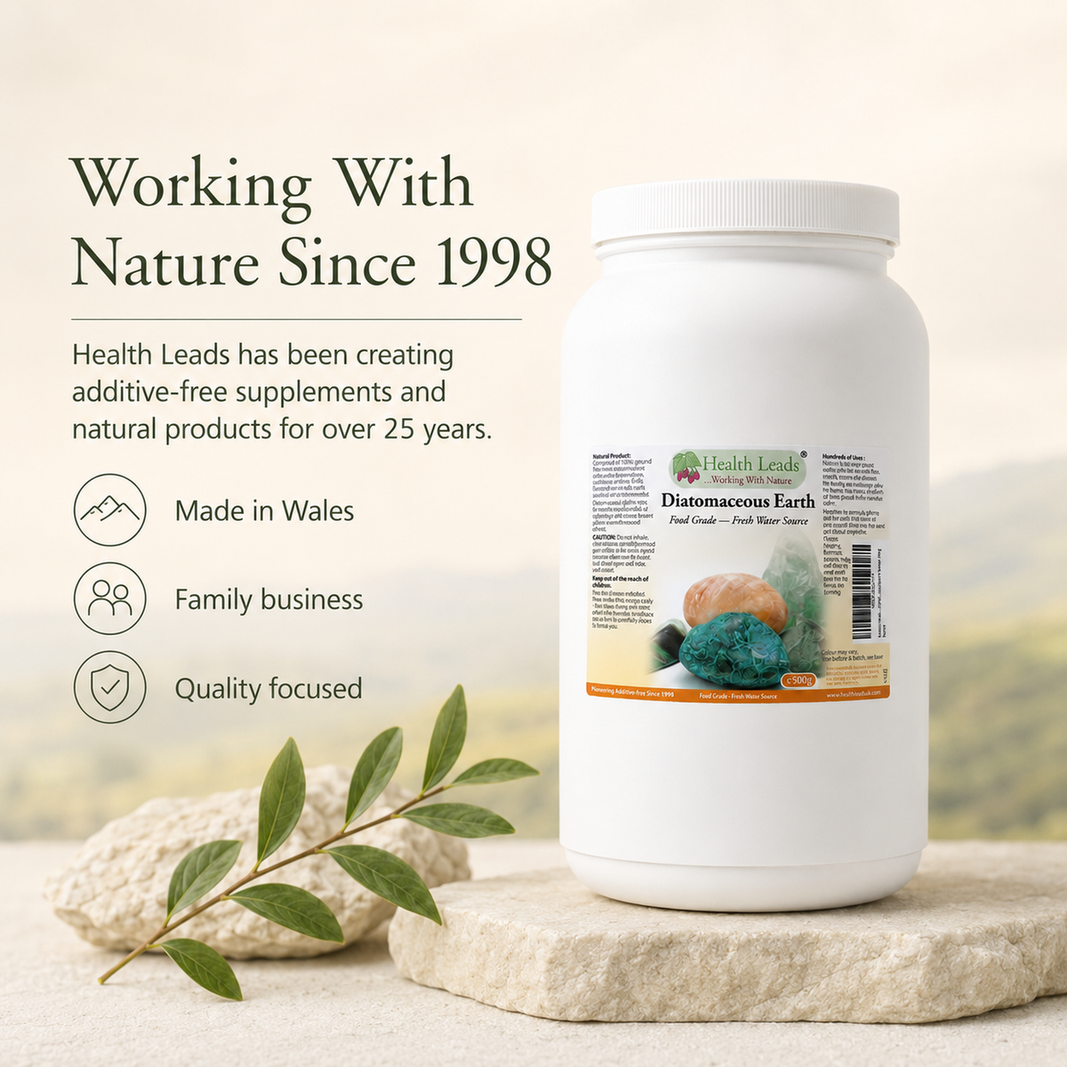 Diatomaceous Earth Powder 500g