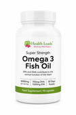 Omega 3 Fish Oil 3000mg | 1500mg EPA & 750mg DHA | 90 Softgels