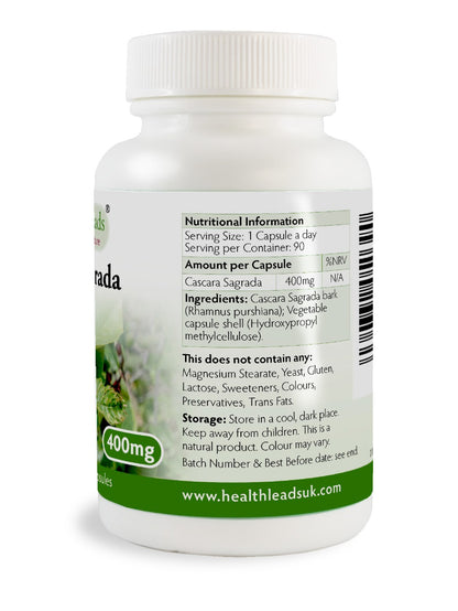 Cascara Sagrada 400mg x 90 capsules