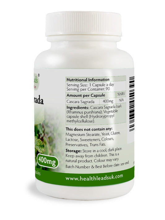 Cascara Sagrada 400mg x 90 capsules