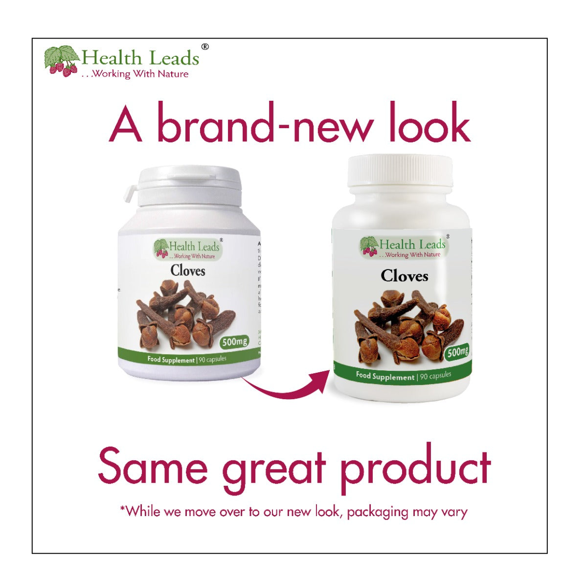 Cloves 500mg x 90 gelatin capsules