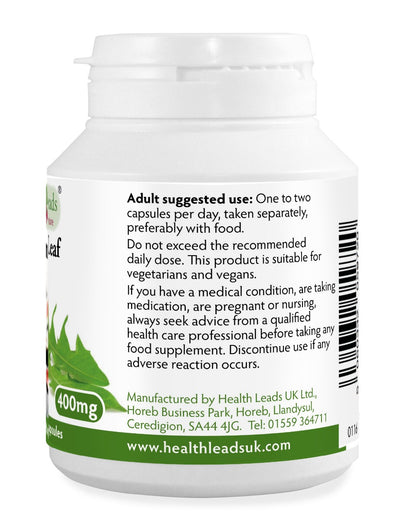Dandelion Leaf 400mg x 90 capsules