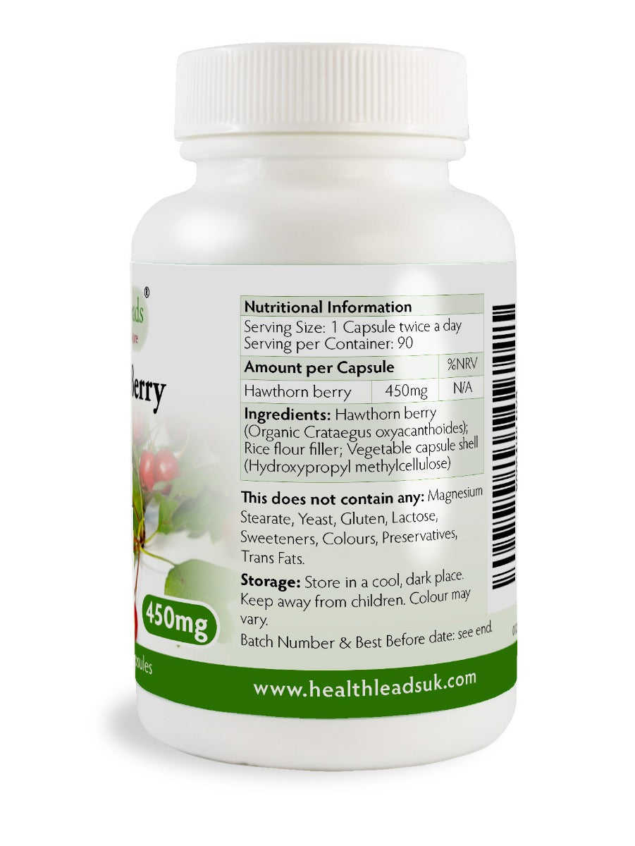 Hawthorn Berry 450mg x 90 capsules