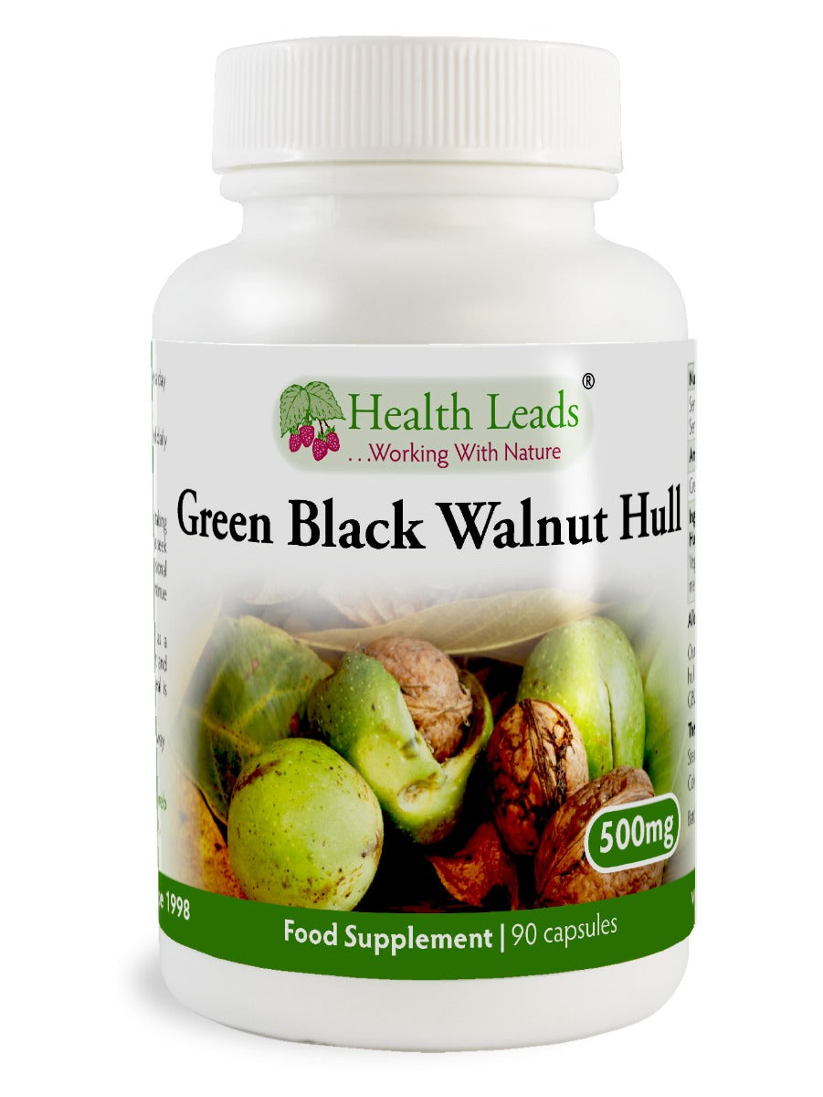 Green Black Walnut Hull 500mg x 90 vegetarian capsules