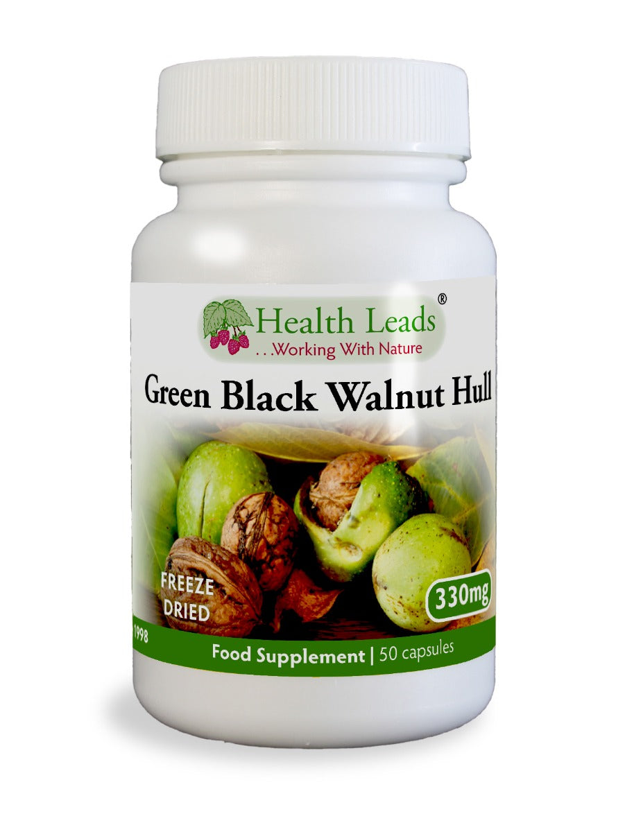 Green Black Walnut Hull (Freeze Dried) 330mg x 50 capsules