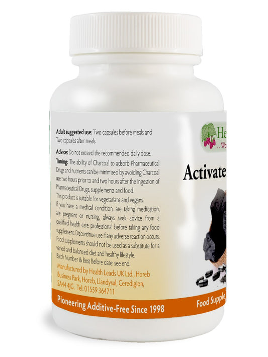 Activated Charcoal 300mg x 90 capsules