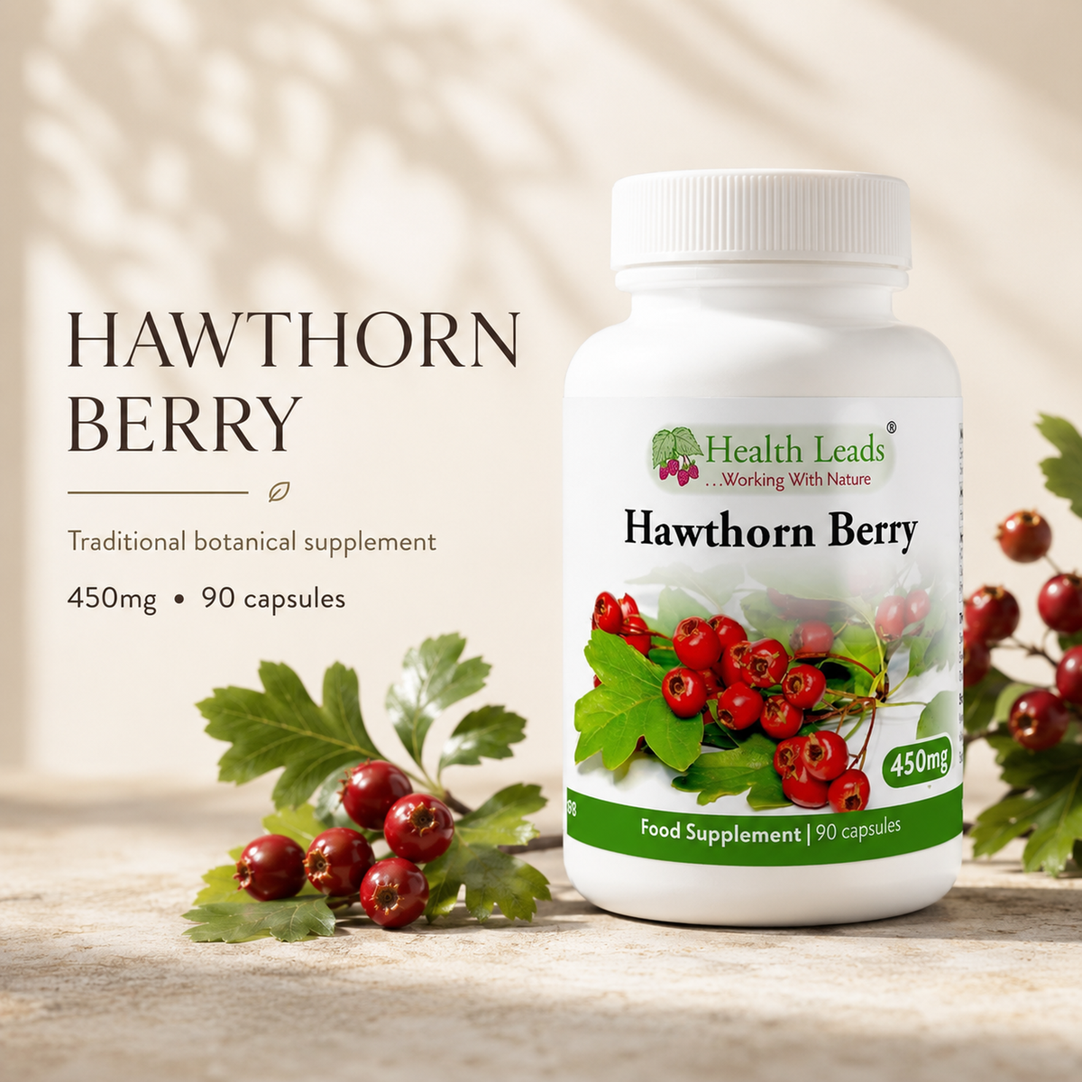 Hawthorn Berry 450mg x 90 capsules