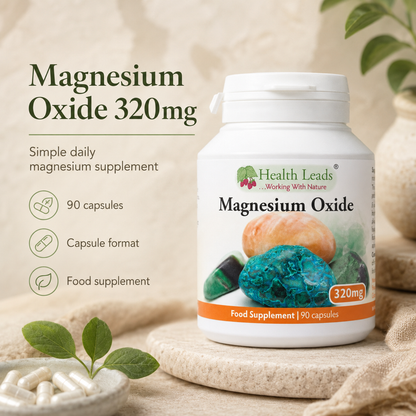 Magnesium Oxide 320mg x 90 capsules