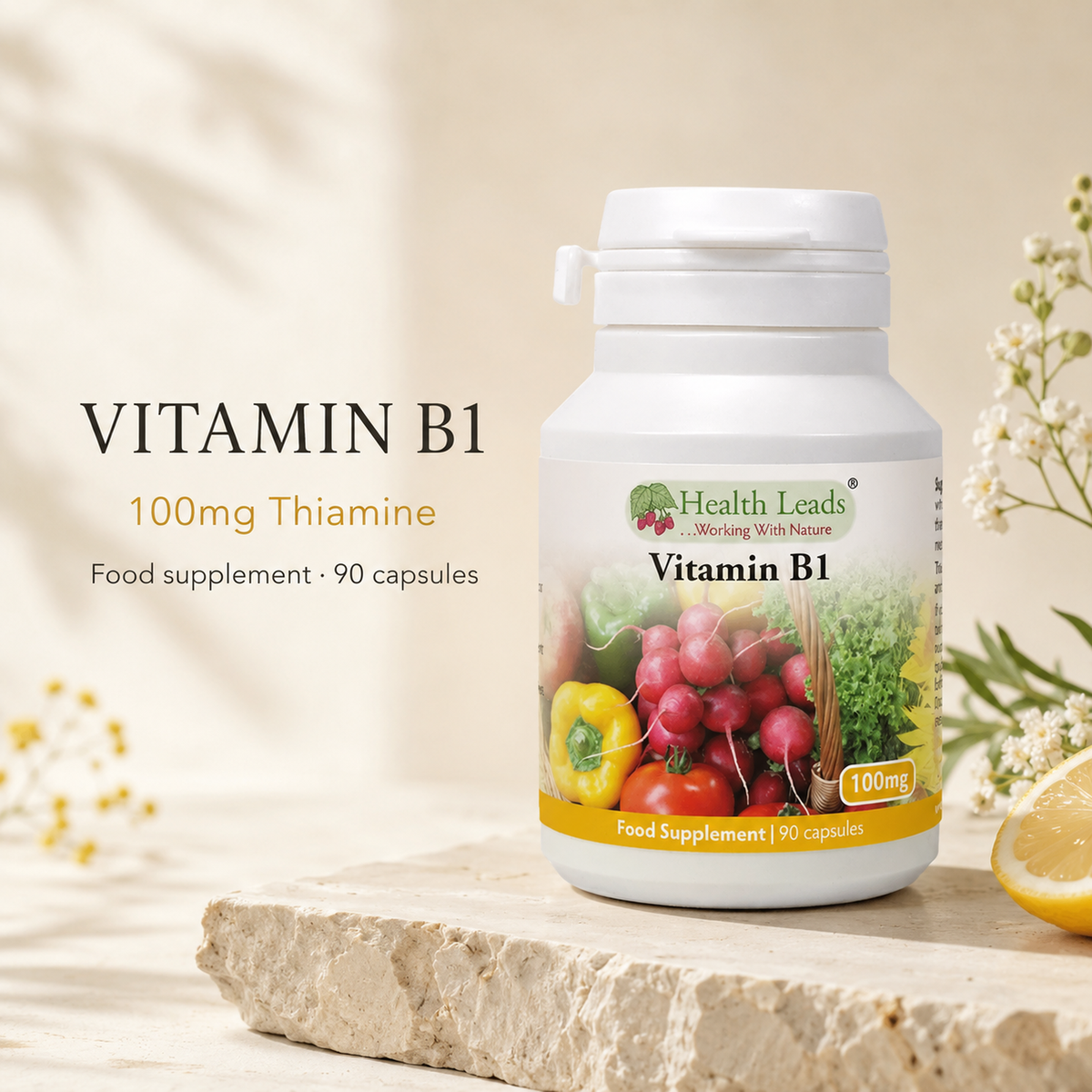 Vitamin B1 (Thiamine) 100mg x 90 capsules
