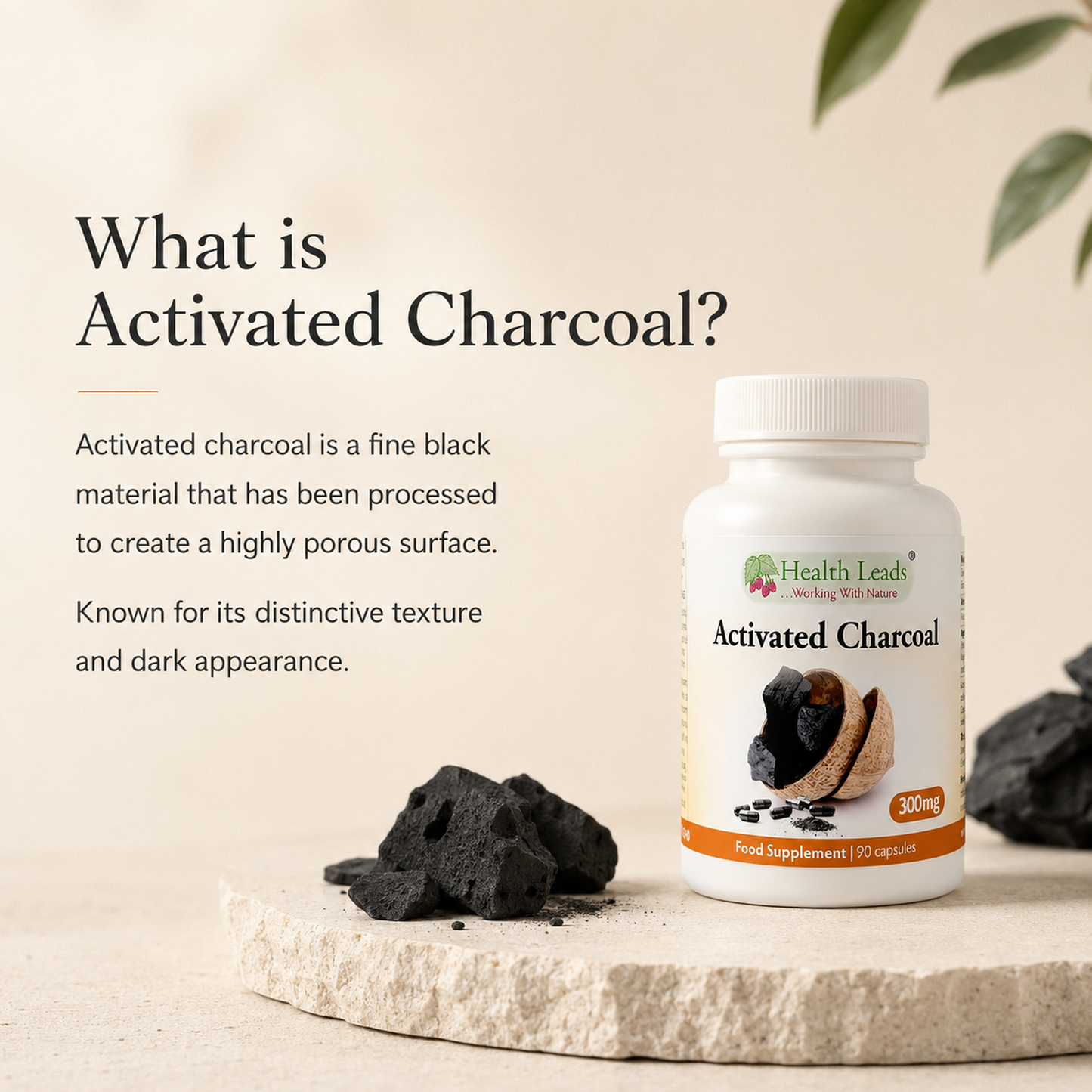 Activated Charcoal 300mg x 90 capsules