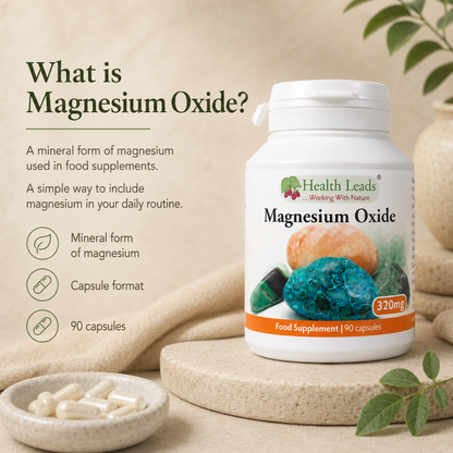 Magnesium Oxide 320mg x 90 capsules