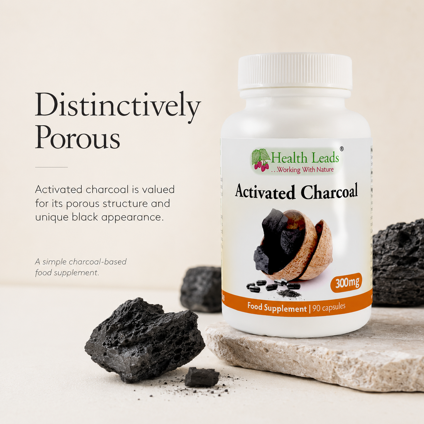 Activated Charcoal 300mg x 90 capsules