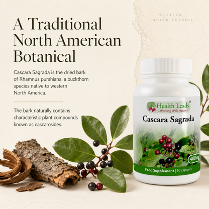 Cascara Sagrada 400mg x 90 capsules