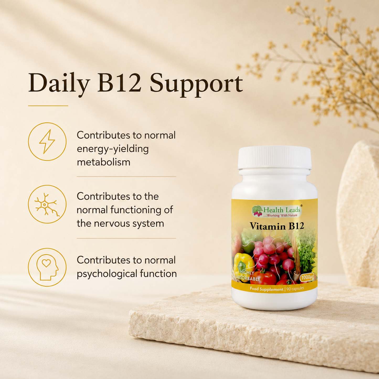 Vitamin B12 (Methylcobalamin) 1000mcg