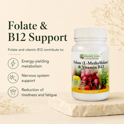 Folate (L-Methylfolate) 400µg x 90 capsules