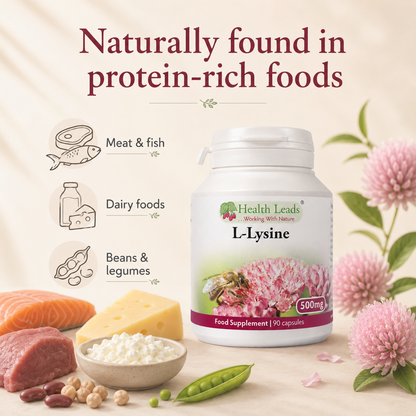 L-Lysine 500mg x 90 capsules