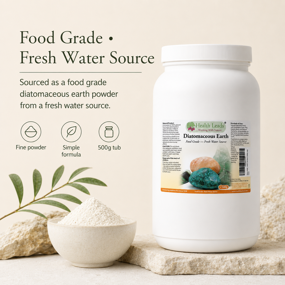 Diatomaceous Earth Powder 500g