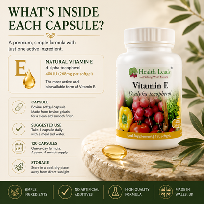 Vitamin E 400iu x 120 capsules