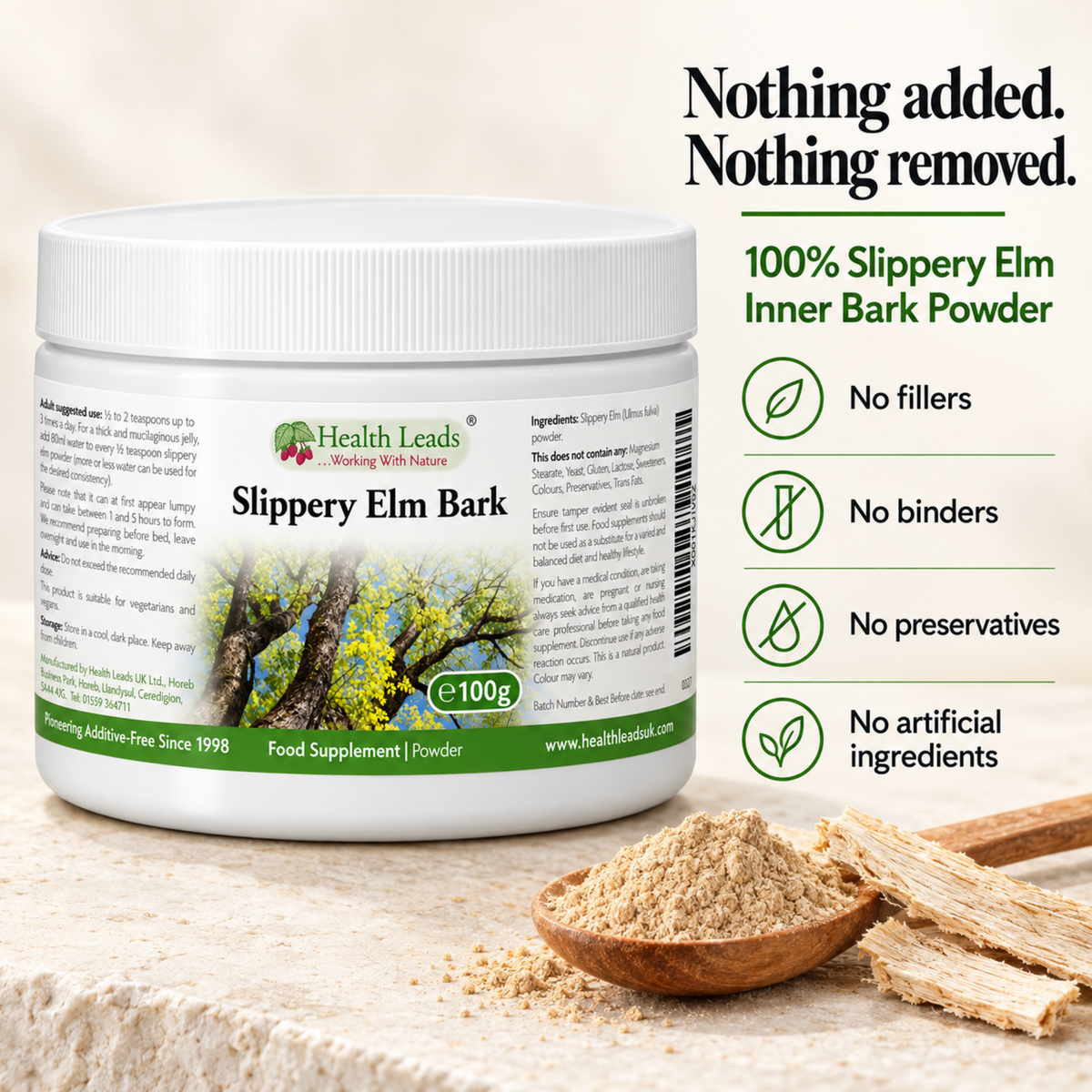 Slippery Elm Powder 100g