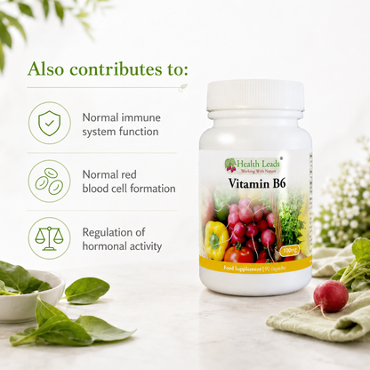 Vitamin B6 (Pyridoxine) 100mg x 90 capsules