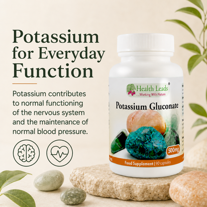Potassium Gluconate 500mg x 90 capsules