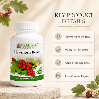 Hawthorn Berry 450mg x 90 capsules