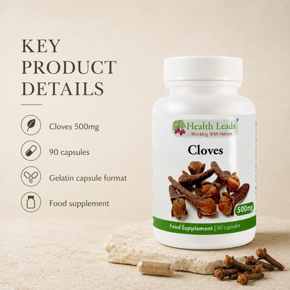 Cloves 500mg x 90 gelatin capsules