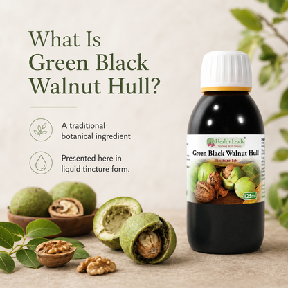 Green Black Walnut Hull 1:5 Tincture 125ml