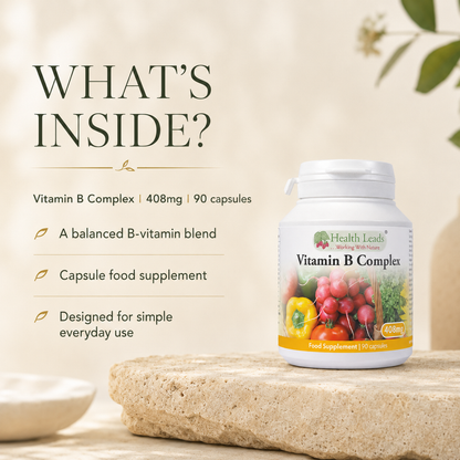 Vitamin B Complex 408mg x 90 capsules