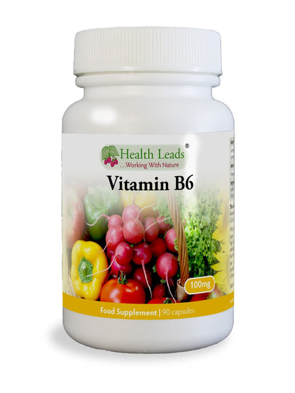 Vitamin B6 (Pyridoxine) 100mg x 90 capsules