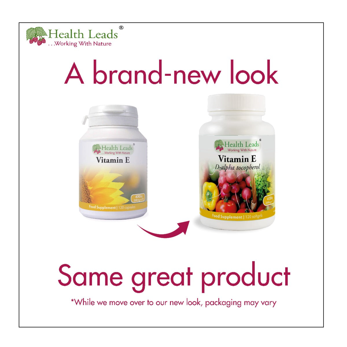 Vitamin E 400iu x 120 capsules
