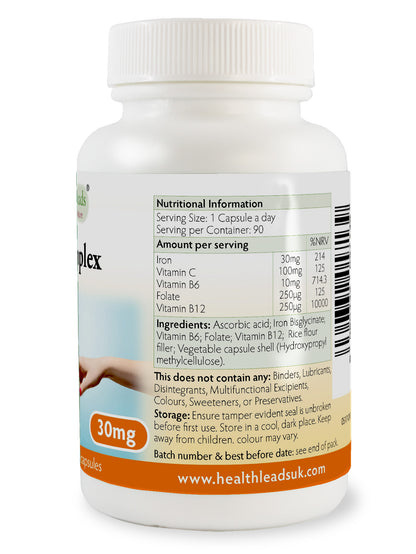 Iron Complex 30mg capsules