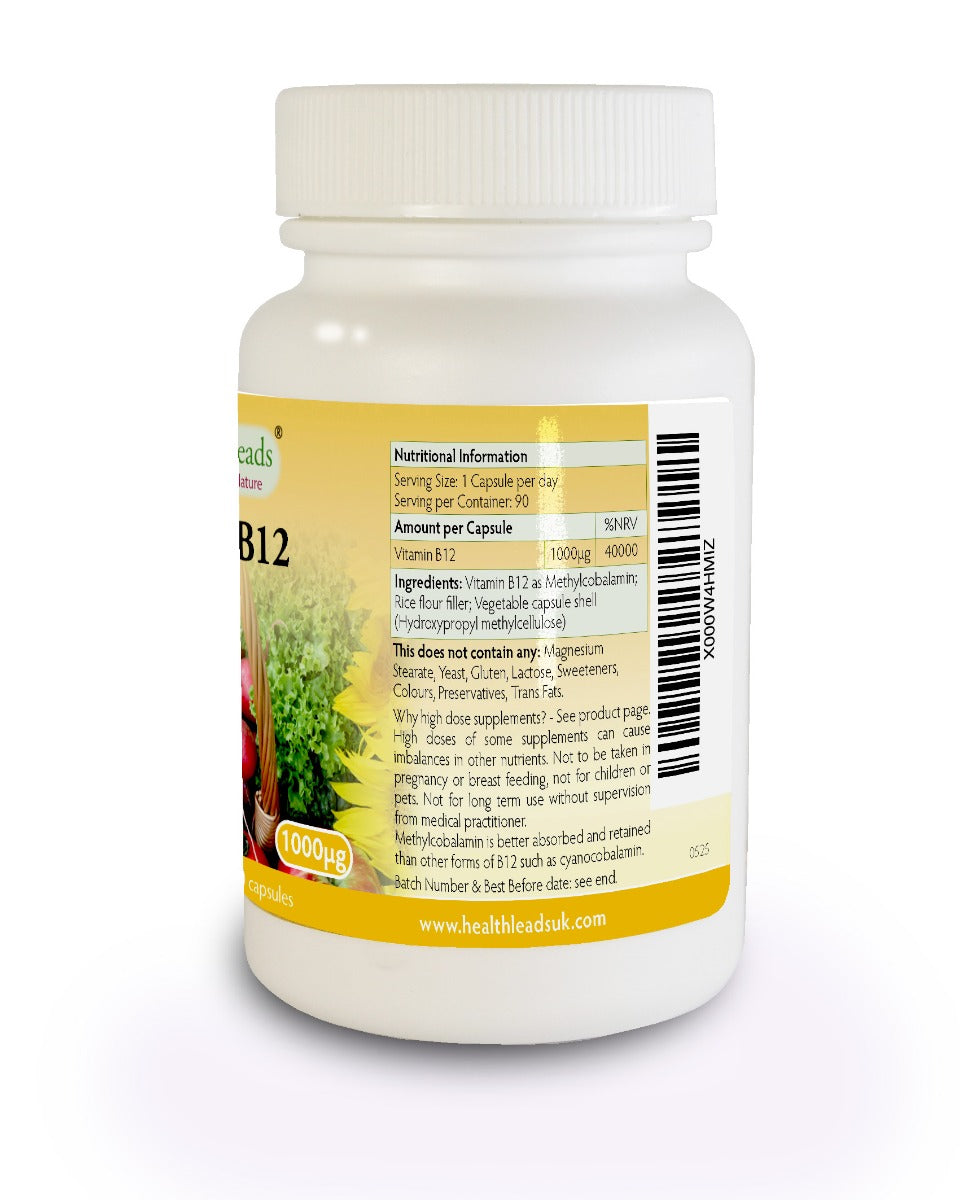 Vitamin B12 (Methylcobalamin) 1000mcg