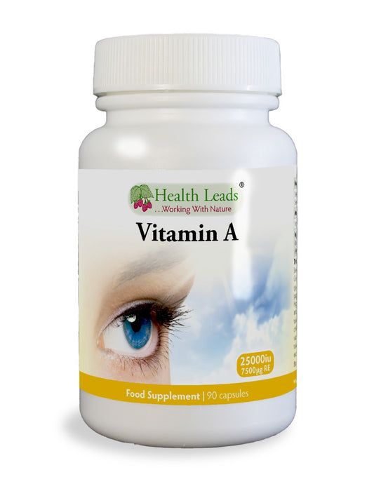 Vitamin A 25,000iu (7500 µg RE) x 90 capsules