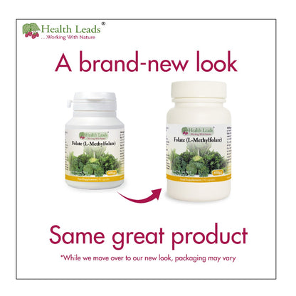 Folate (L-Methylfolate) 400μg x 90 capsules