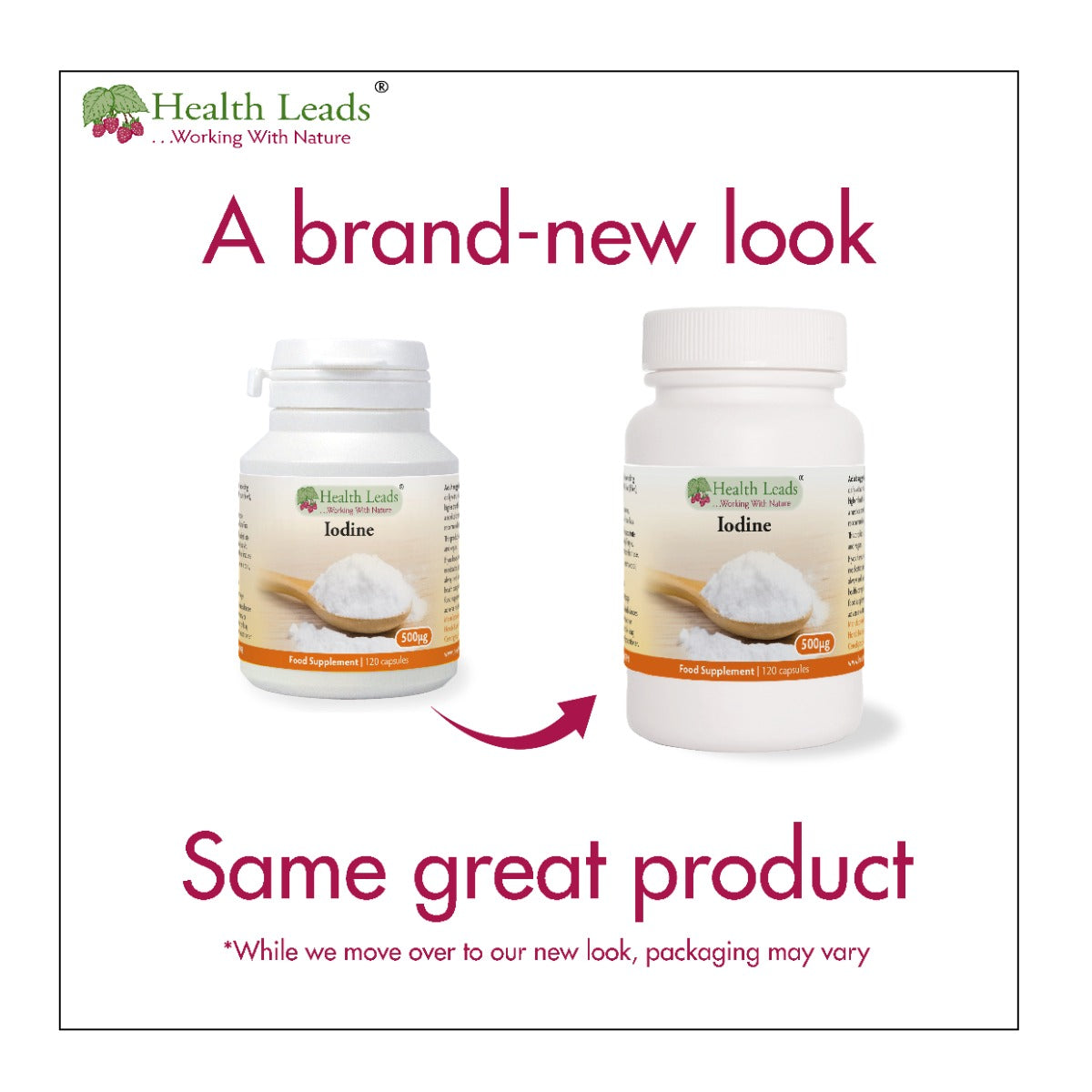 Iodine 500mcg x 120 capsules