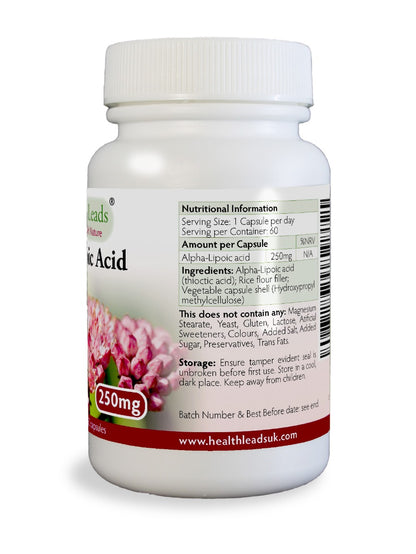 Alpha-Lipoic Acid 250mg x 60 capsules