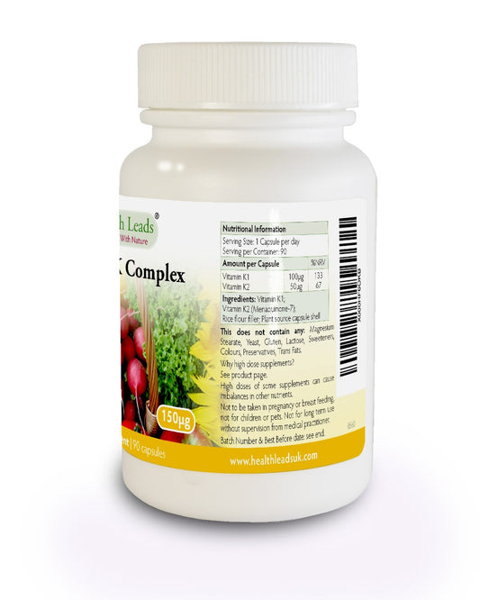 Vitamin K Complex 150mcg x 90 capsules