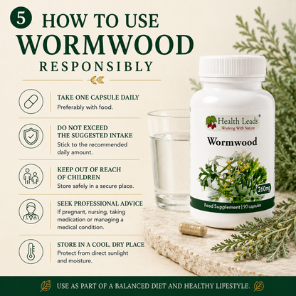 Wormwood 260mg x 90 capsules