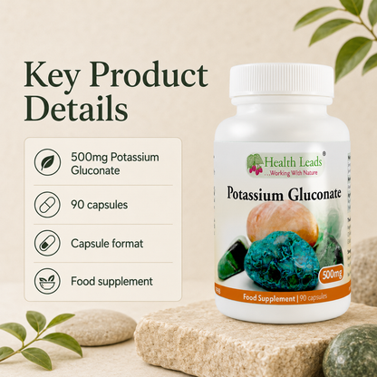 Potassium Gluconate 500mg x 90 capsules