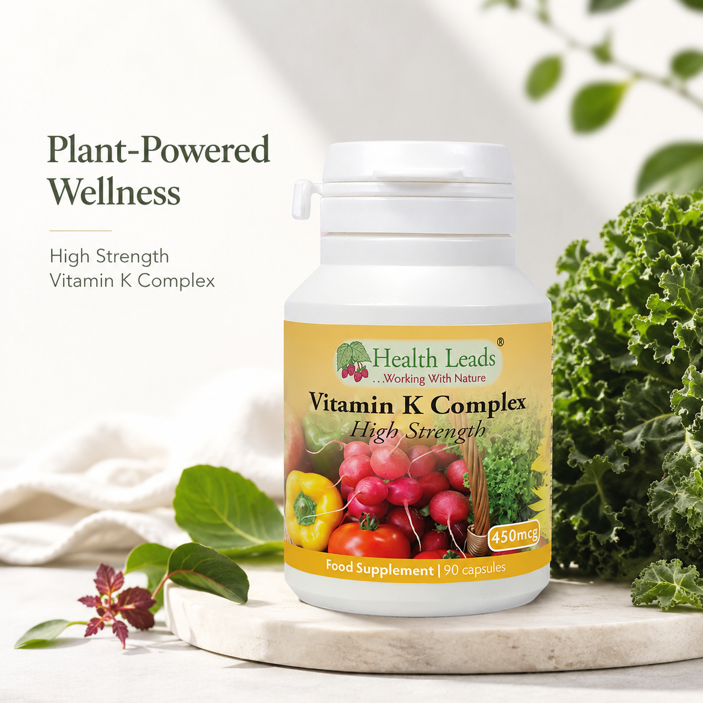 Vitamin K Complex 450mcg (High Strength) x 90 capsules