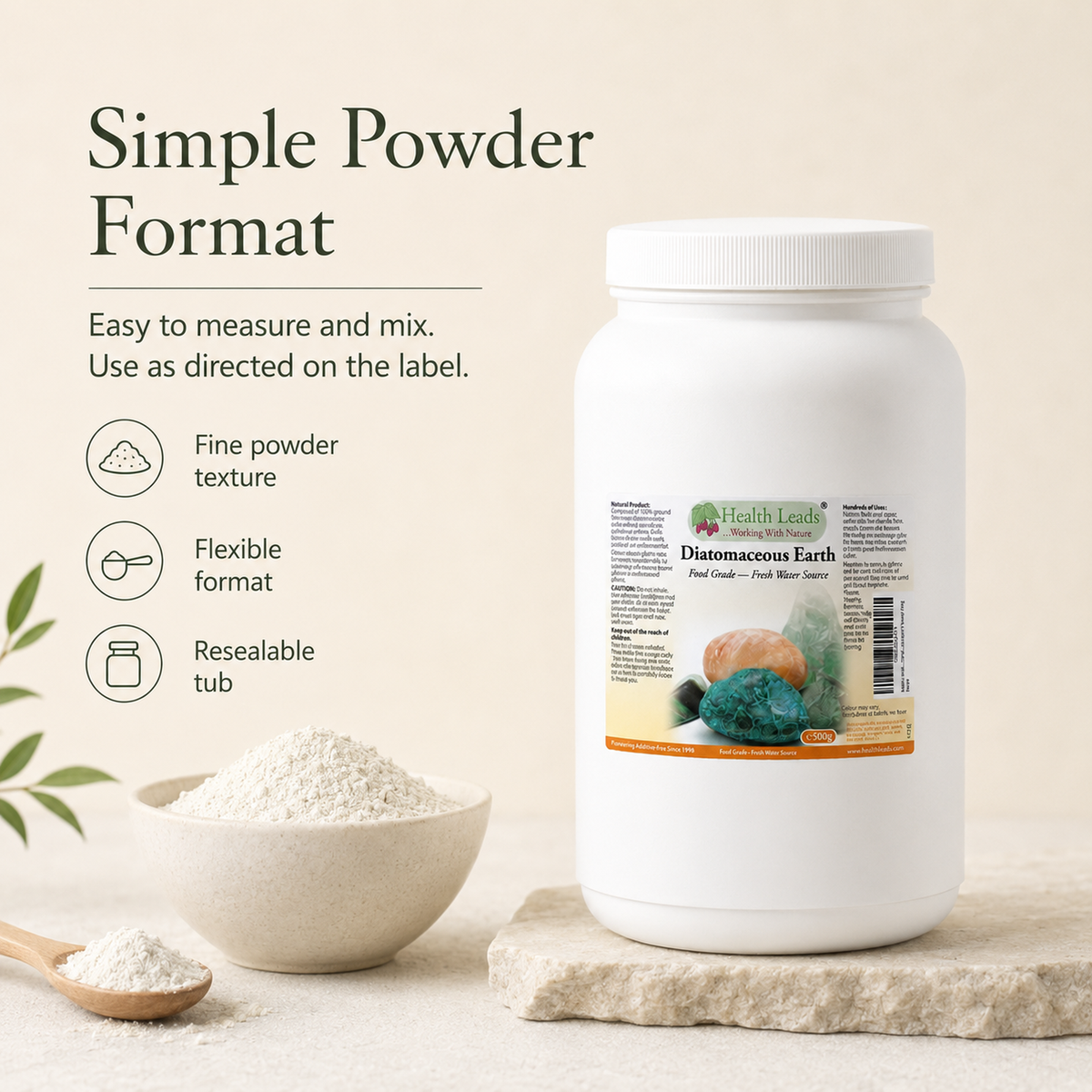 Diatomaceous Earth Powder 500g