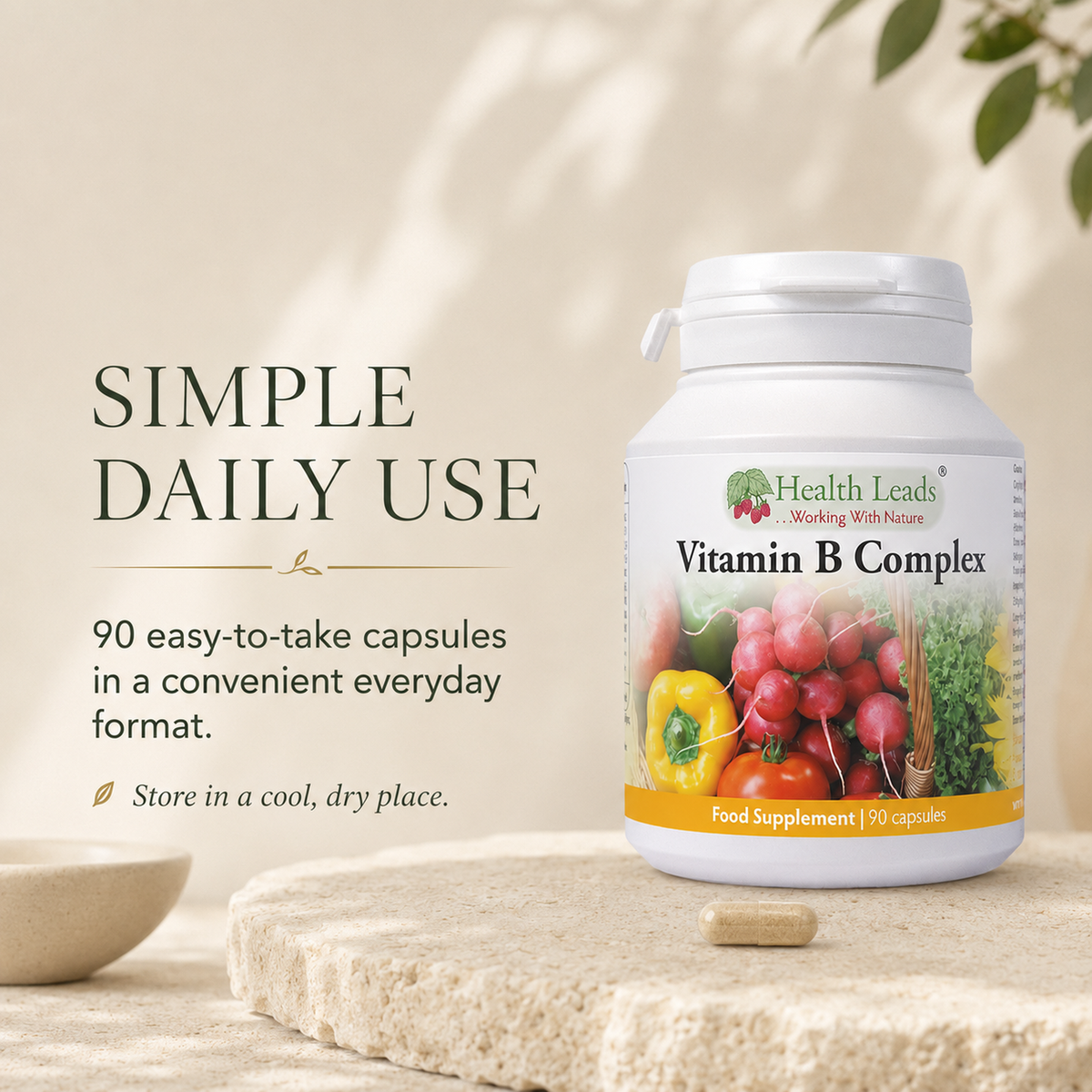 Vitamin B Complex 408mg x 90 capsules