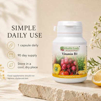 Vitamin B1 (Thiamine) 100mg x 90 capsules