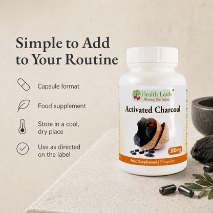 Activated Charcoal 300mg x 90 capsules
