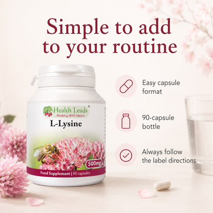 L-Lysine 500mg x 90 capsules