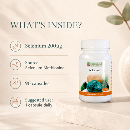 Selenium 200mcg (Selenium Methionine) x 90 capsules